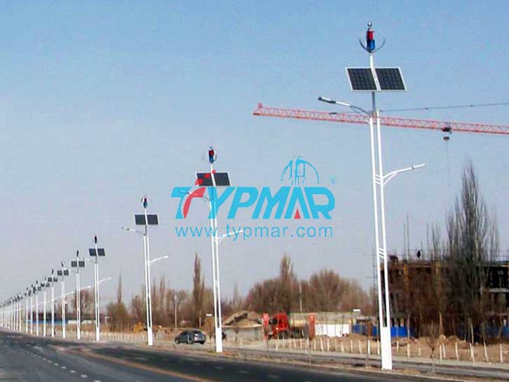 甘肅玉門關(guān)風光互補路燈工程 風力發(fā)電機300W