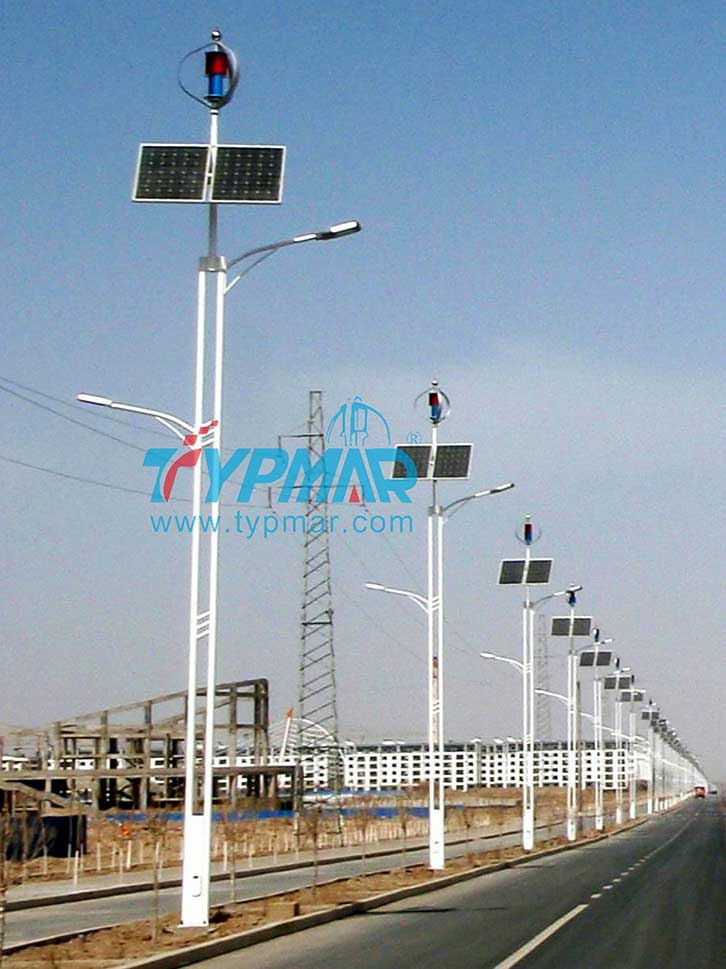 甘肅玉門關(guān)風光互補路燈工程 風光互補路燈系統(tǒng)
