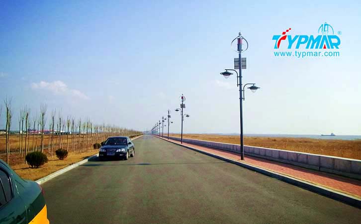 遼寧營口風(fēng)光互補路燈工程 風(fēng)力發(fā)電機300W